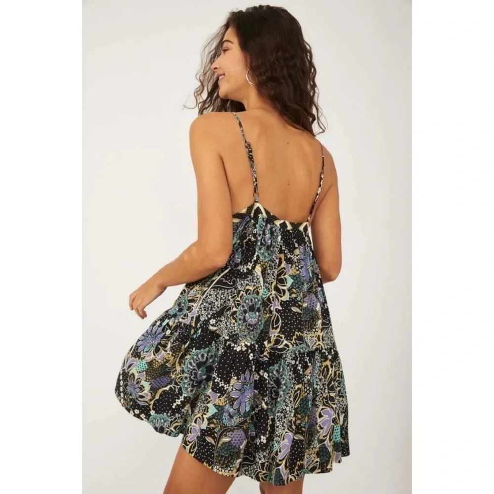 Free People Get a Clue Mini Dress - Small